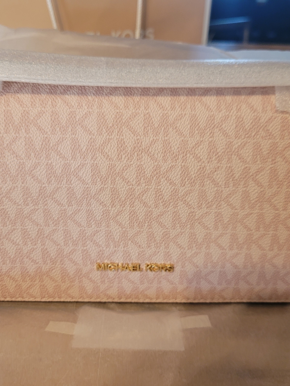 Michael Kors Pink Logo-Print Women's Shoulder Bag